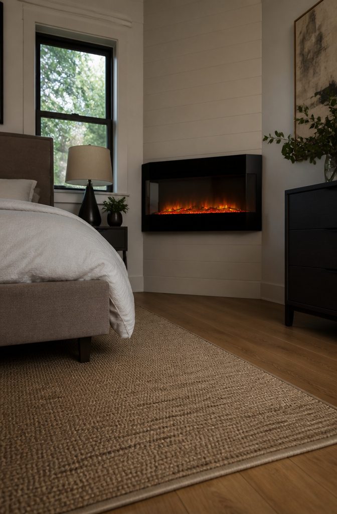 Wall-Mounted Electric Fireplace